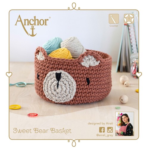Anchor crochet kit brown - -,