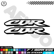 2x HONDA CBR Vinyl Decal