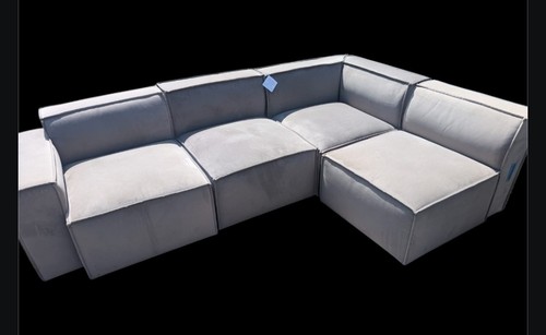 Nqp modular velvet - light, grey