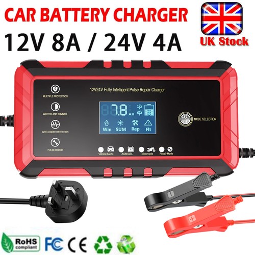 Car battery charger 12v 24v - 12v,