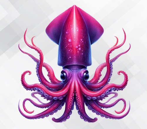 Giant squid wall vinyl - giant,