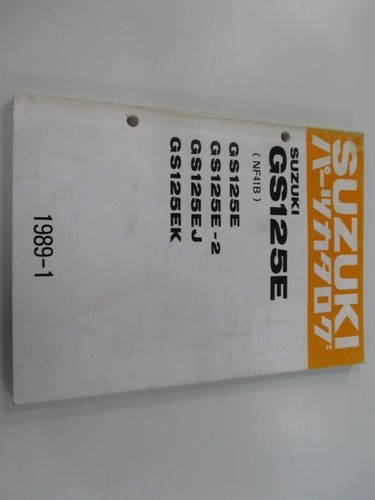 Gs125e parts list suzuki - list,