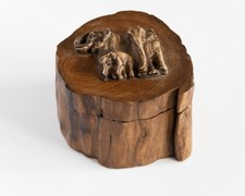 Vintage elephant large trinket