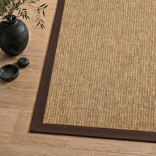 Natural boucle sisal area rug - area,