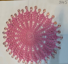 Hand Made Crochet Beaded Jug