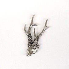 Deer Antler Pin Brooch Hat
