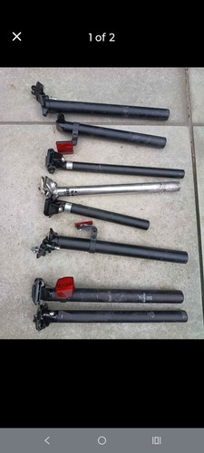 Bike seat posts job lot - bike,