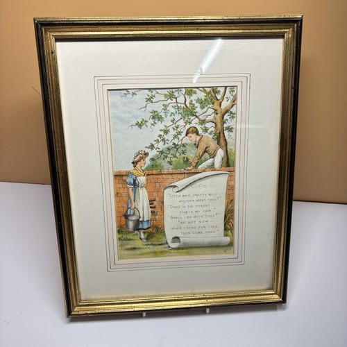 Victorian print courting - victorian,