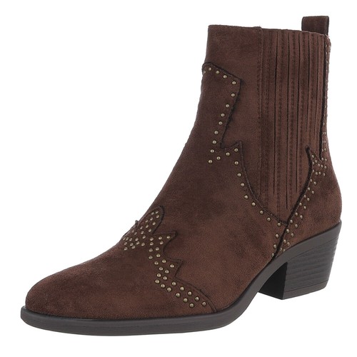 Ladies studded zip - up, cowboy