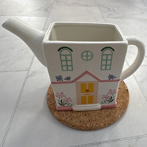 Ceramic pastel house - ceramic,