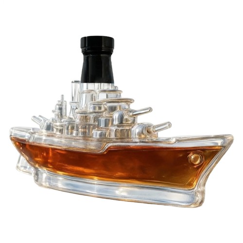 Glass liquor bottle 350ml - glass,