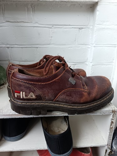 Fila brown chunky shoes - size, 5