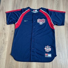 Vintage Y2K Nike Team Washington Nationals Jersey Size M Baseball Shirt 