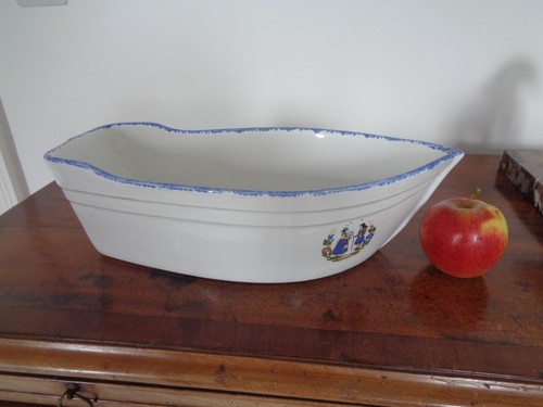 Vintage quimper style boat - quimper,