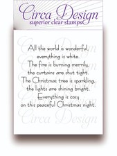 Clear Unmounted Christmas