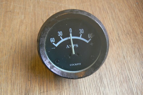 Cockpit ammeter 60a - cockpit,
