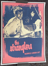 Punk icons The Stranglers reprint poster for their 1977 Nashville Londonconcert