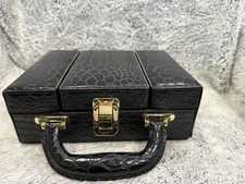 Black storage box, distinctive