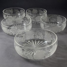 Edwardian engraved crystal - edwardian,