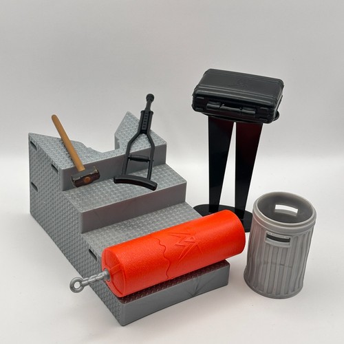 Wwe large steps weapons - wwe, trash
