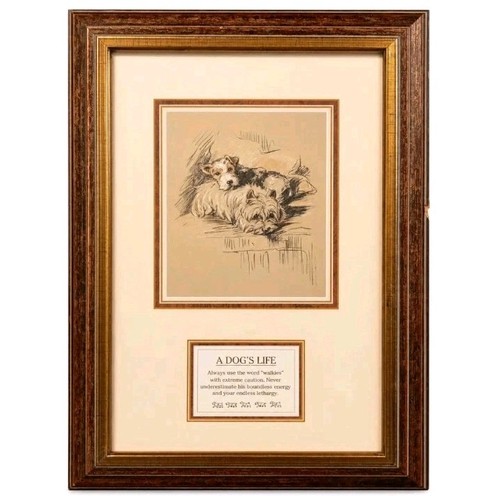 Vtg framed lucy dawson wire - vtg,