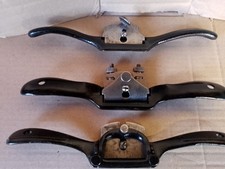 3 VINTAGE METAL SPOKESHAVE