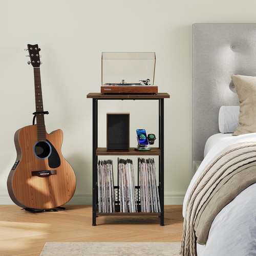 Record player stand - record,