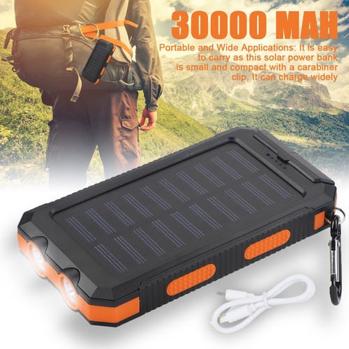 30000mah portable solar - 30000mah, bank