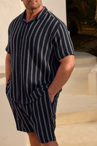 Big tall mens - striped, shorts