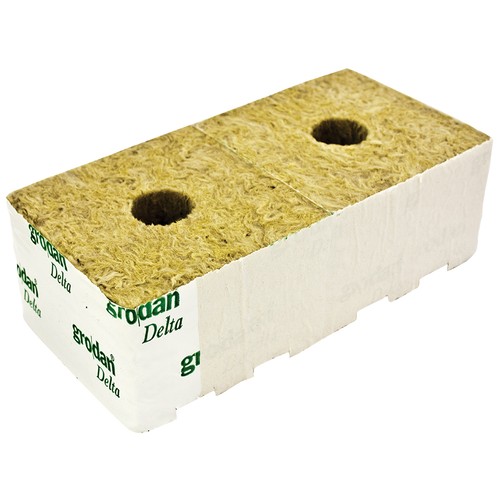 Grodan rockwool cube small - grodan, 4"