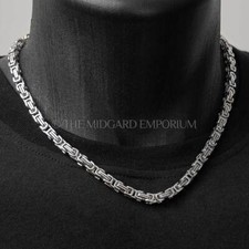 Mens Necklace 5mm Byzantine