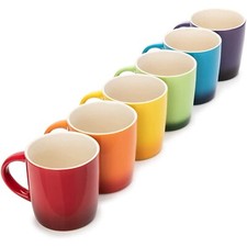 4 or 6 Set Mugs Grey/Coloured