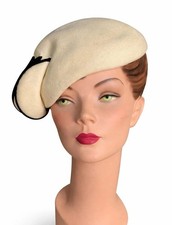 Vintage 40s 50s Cocktail Ivory