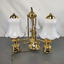 Vintage 3 Arm Chandelier Brass