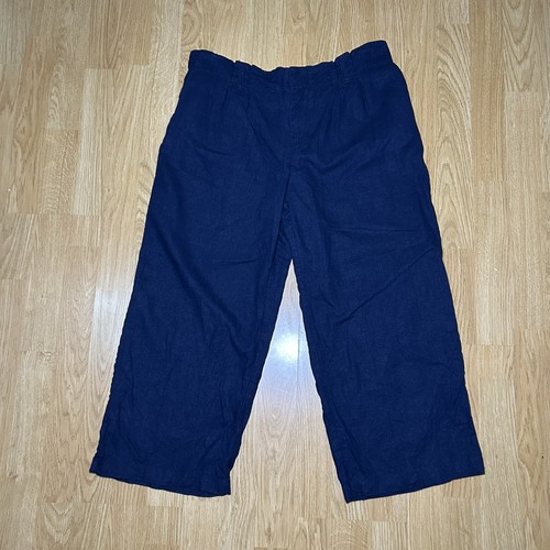 Fatface navy wide - wide, leg
