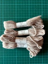 4 x Appleton 40m Tapestry Yarns - 100% Wool Skeins -  Shade 201 - Biege