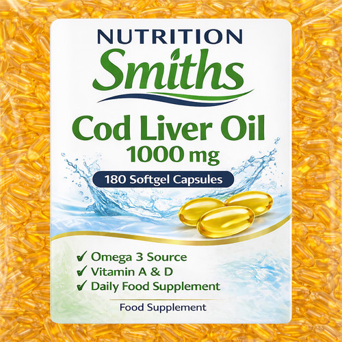 Omega fish oil cod - fish, liver