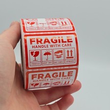 Fragile Glass Parcel Stickers