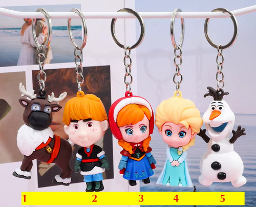 Disney frozen keyring - frozen, olaf