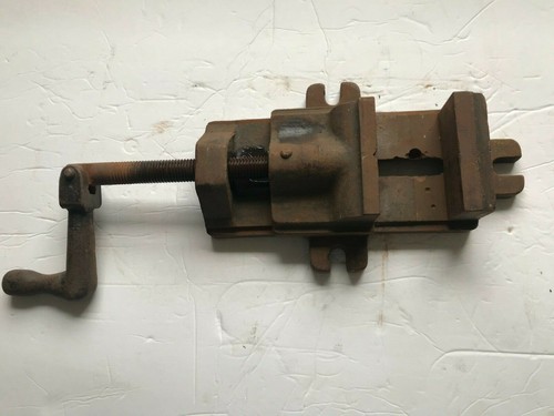 Vintage mechanics bench - vise,