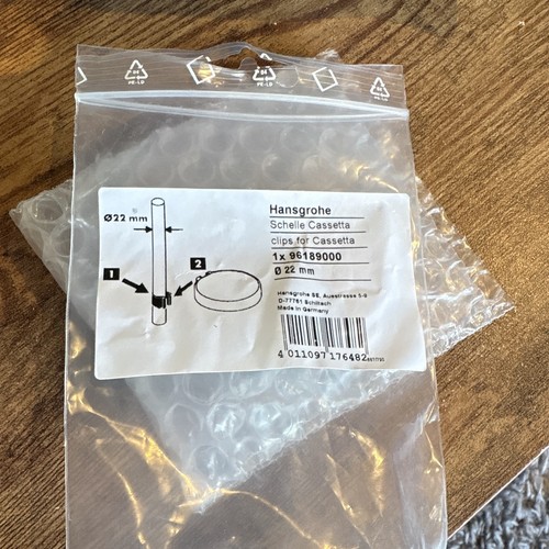 Hansgrohe cassetta clips - hansgrohe,