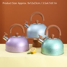↑Stainless Steel Kettle 2L