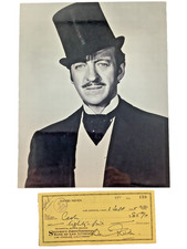 DAVID NIVEN SIGNED CHECK
