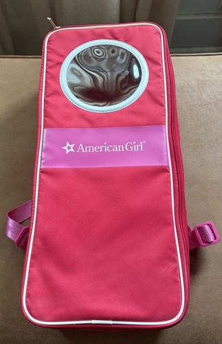 American girl doll red - girl, pink