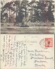 War Memorial Blair Atholl JB White Ltd 1929 postmark Historical Figures