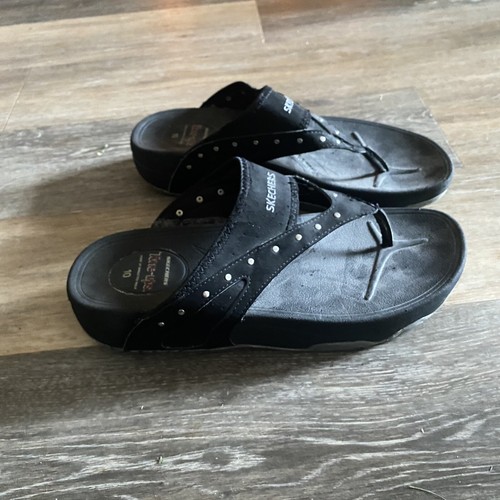 Skechers tone black studded - skechers,
