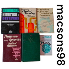 Set of 6 Books – Chemistry & Chemical Engineering (Mir Publishers, Moscow USSR)