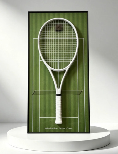 Tennis racket wall - racket,