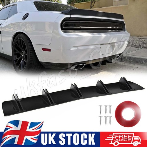 Rear diffuser fins bumper - rear,