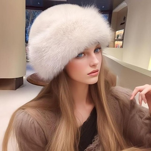 Women faux fur cossack - fur,